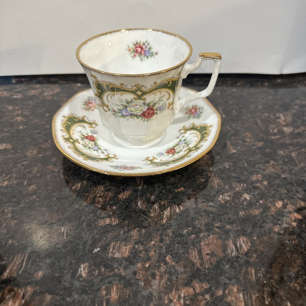 Rosina China Co. Ltd Queen's Teacup and Saucer Fine Bone China England